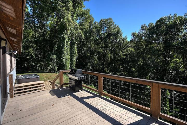 Gîte pour 4 personnes, avec jacuzzi et terrasse, animaux acceptés dans Almond (Caroline du Nord)