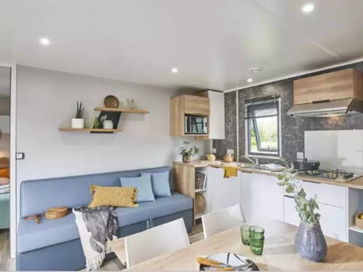 Mobil home pour 6 personnes, avec bassin pour enfant à Thégra - 4