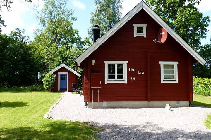 Ferienhaus für 5 Personen, mit Balkon und Garten in Smaland