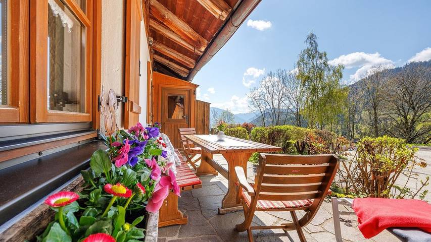 Chalet für 6 Personen, mit Terrasse und Sauna in Ruhpolding