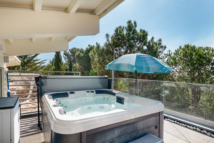 Ferienhaus für 6 Personen, mit Balkon und Garten sowie Seeblick in Carvalhal