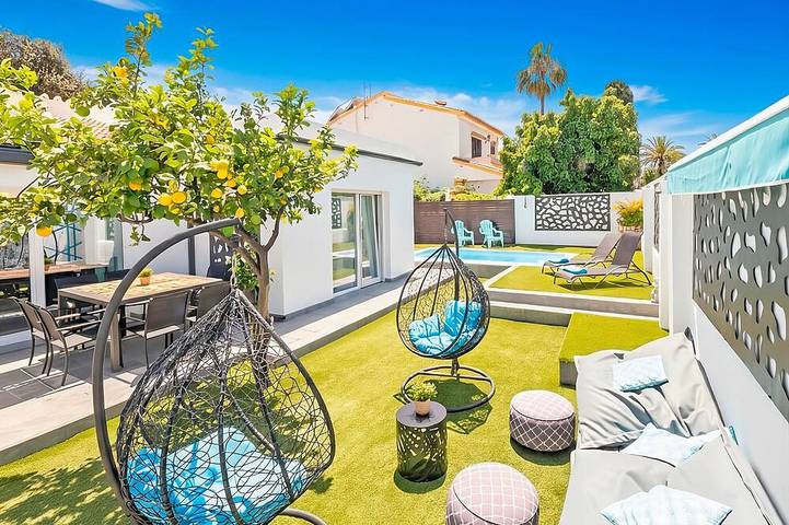 Chalet für 6 Personen, mit Garten und Terrasse in Malaga