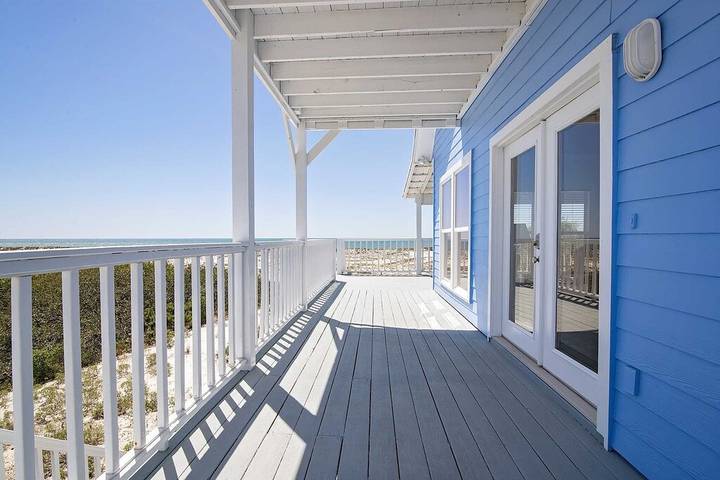 Vacation house for 10 people, with balcony, with pets in Alabama