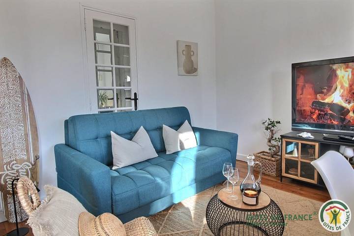 Gîte pour 2 personnes, avec Terrasse ainsi que Jardin et Vue à Binic - 4
