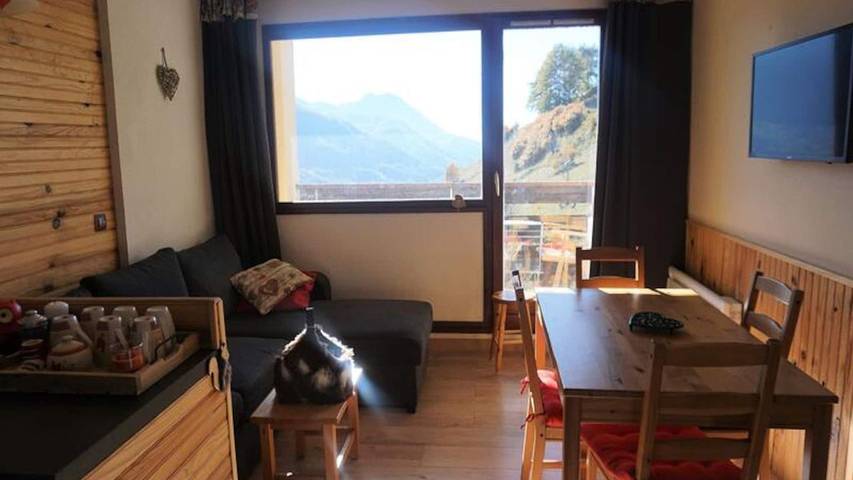 Chalet pour 5 personnes, avec balcon à Orcières