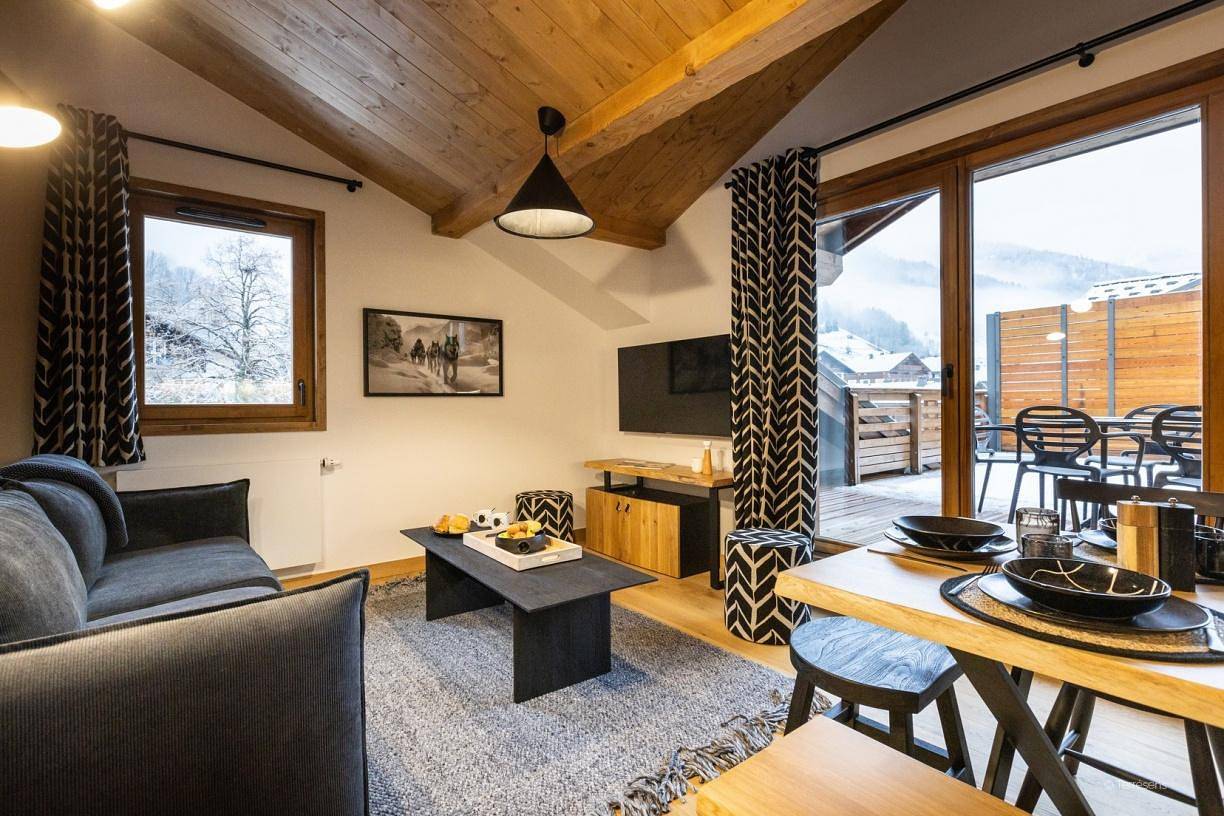 Ganze Wohnung, Résidence Terresens Le Flocon Blanc - Wohnung 2 Zimmer Kabine 4-6 Personen in La Chapelle-d'Abondance, Les Portes du Soleil