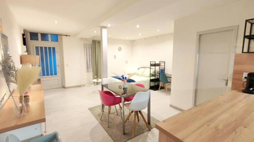 Gîte pour 4 personnes, avec terrasse, animaux acceptés dans Cinema Le Melies Pau