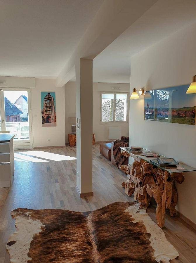 Appartement de vacances pour 5 personnes, avec jardin