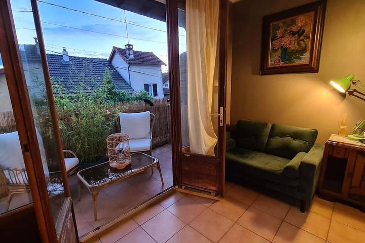 Maison de vacances pour 3 personnes, avec Balcon et Jardin à La Frette-sur-Seine