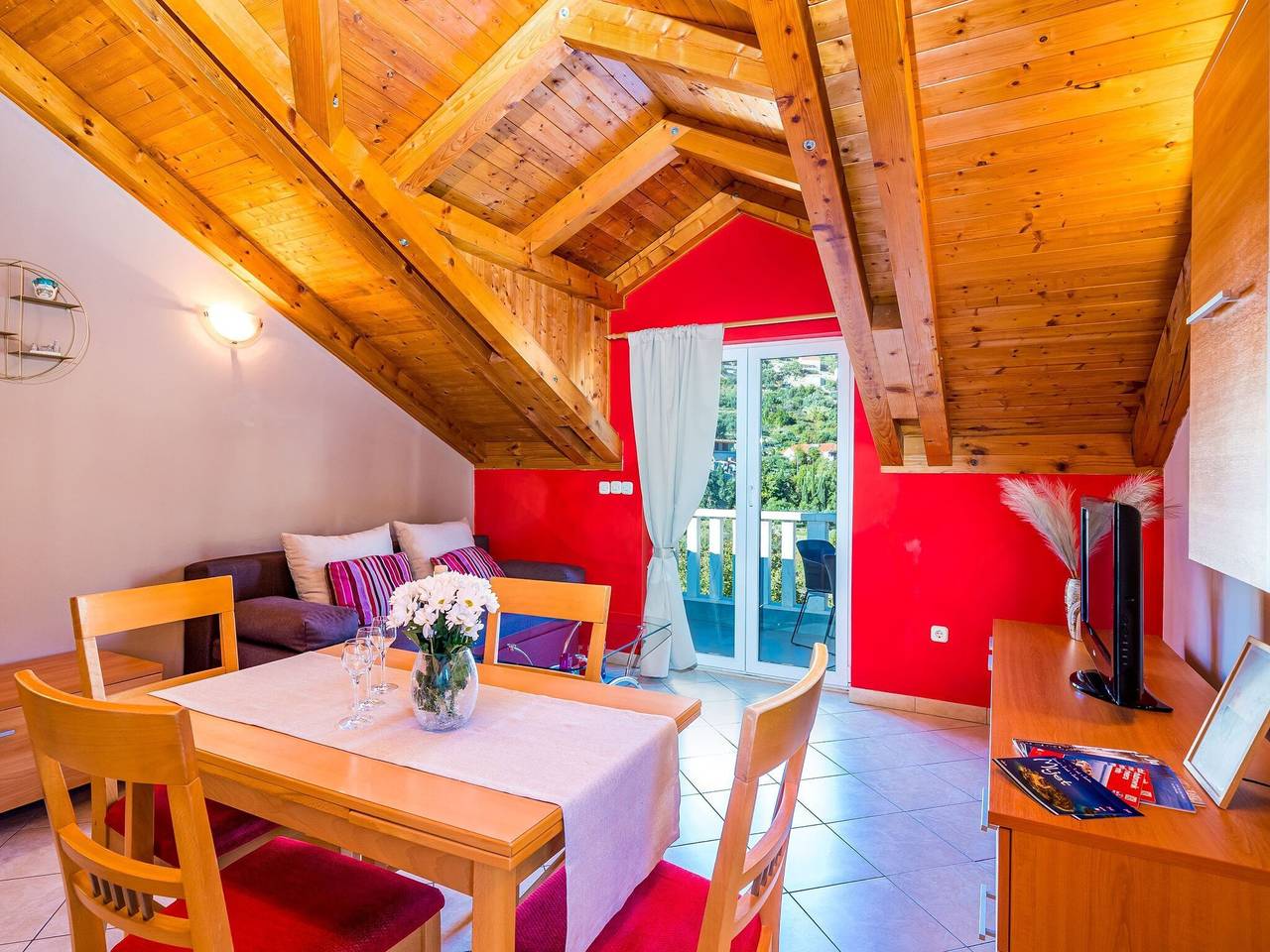 Apartamento entero, Apartments Vodnica- Comfort One Bedroom Apartment with Balcony and Partial Sea View A1 in Zaton, Grad Dubrovnik