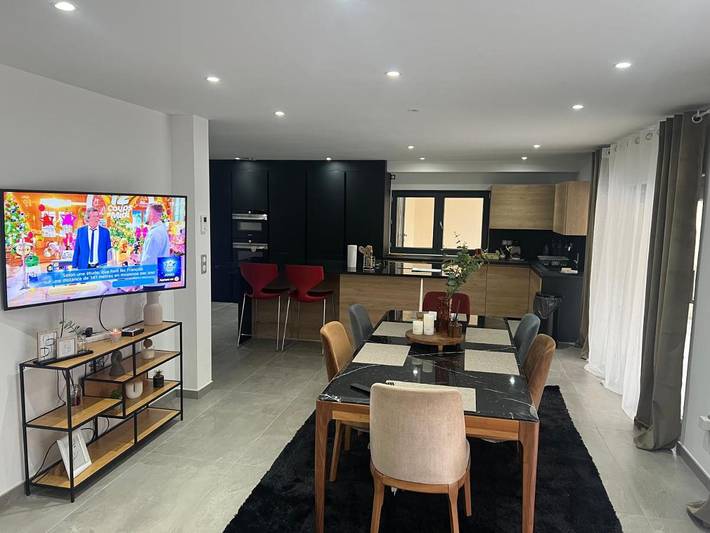 Appartement de vacances pour 4 personnes, avec jardin