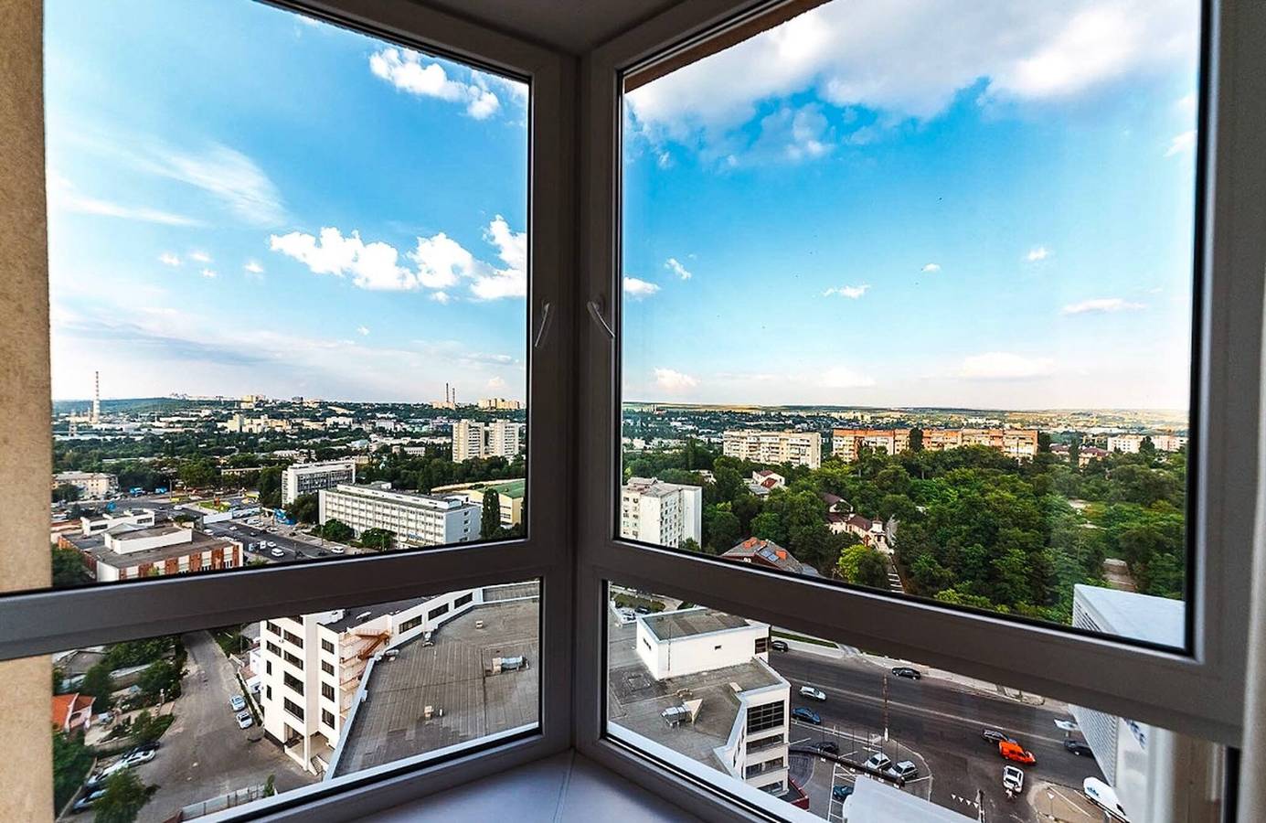 Ganze Wohnung, 1Bd geräumige Wohnung mit Panoramablick auf die Stadt in Chișinău, Moldawien