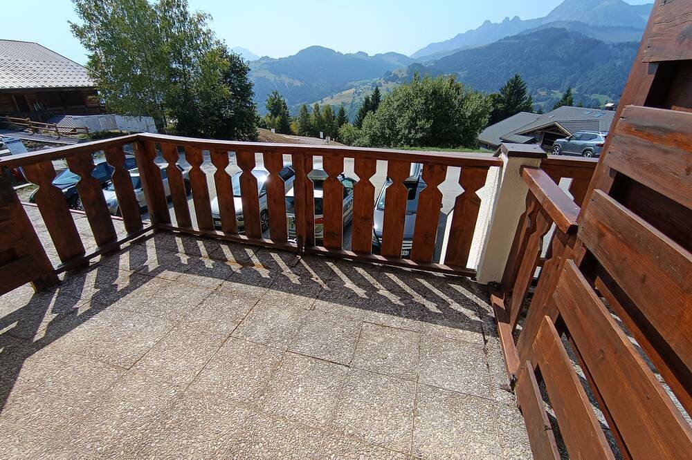 Ganze Wohnung, Charming studio with breathtaking view of the Aravis mountain range in Cohennoz, Albertville und Umgebung