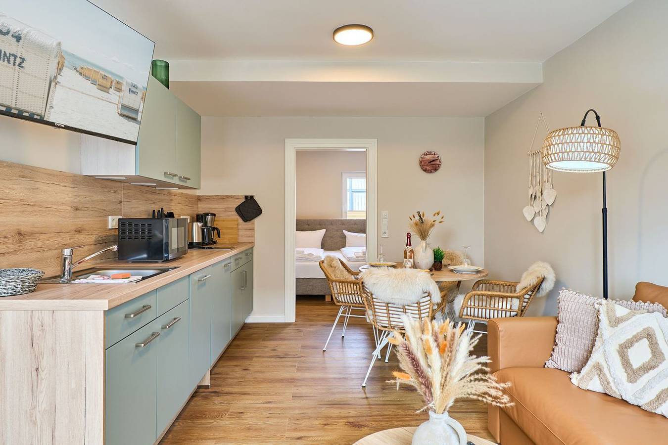 Ganze Wohnung, Modernes Apartment am Sandstrand von Grömitz mit Terrasse und Wohlfühlambiente in Grömitz, Ostholstein