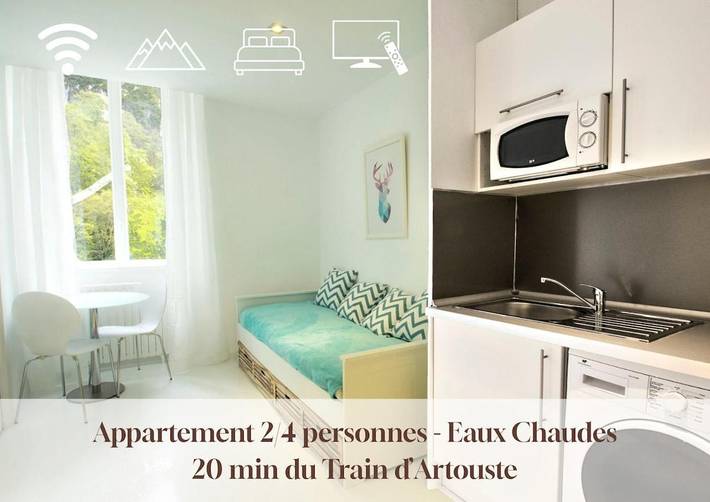Gîte pour 4 personnes dans Les Eaux Chaudes