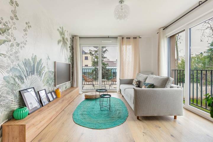 Appartement de vacances pour 6 personnes, avec jardin