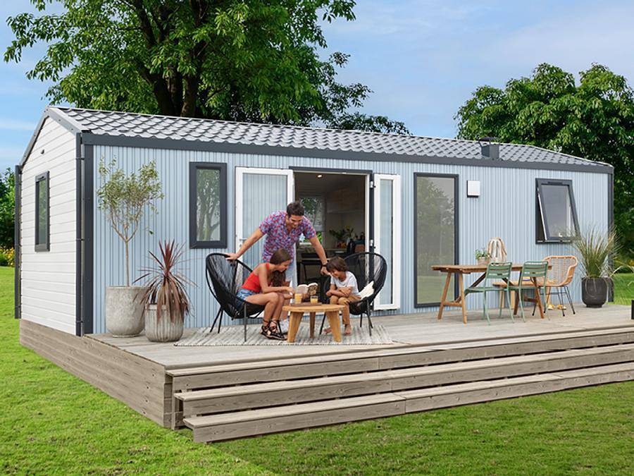 Camping Domaine De Kersial - Mobile home 6 persons - Premium 3 bedrooms, 2 bathrooms in Sarzeau, Côte des Mégalithes