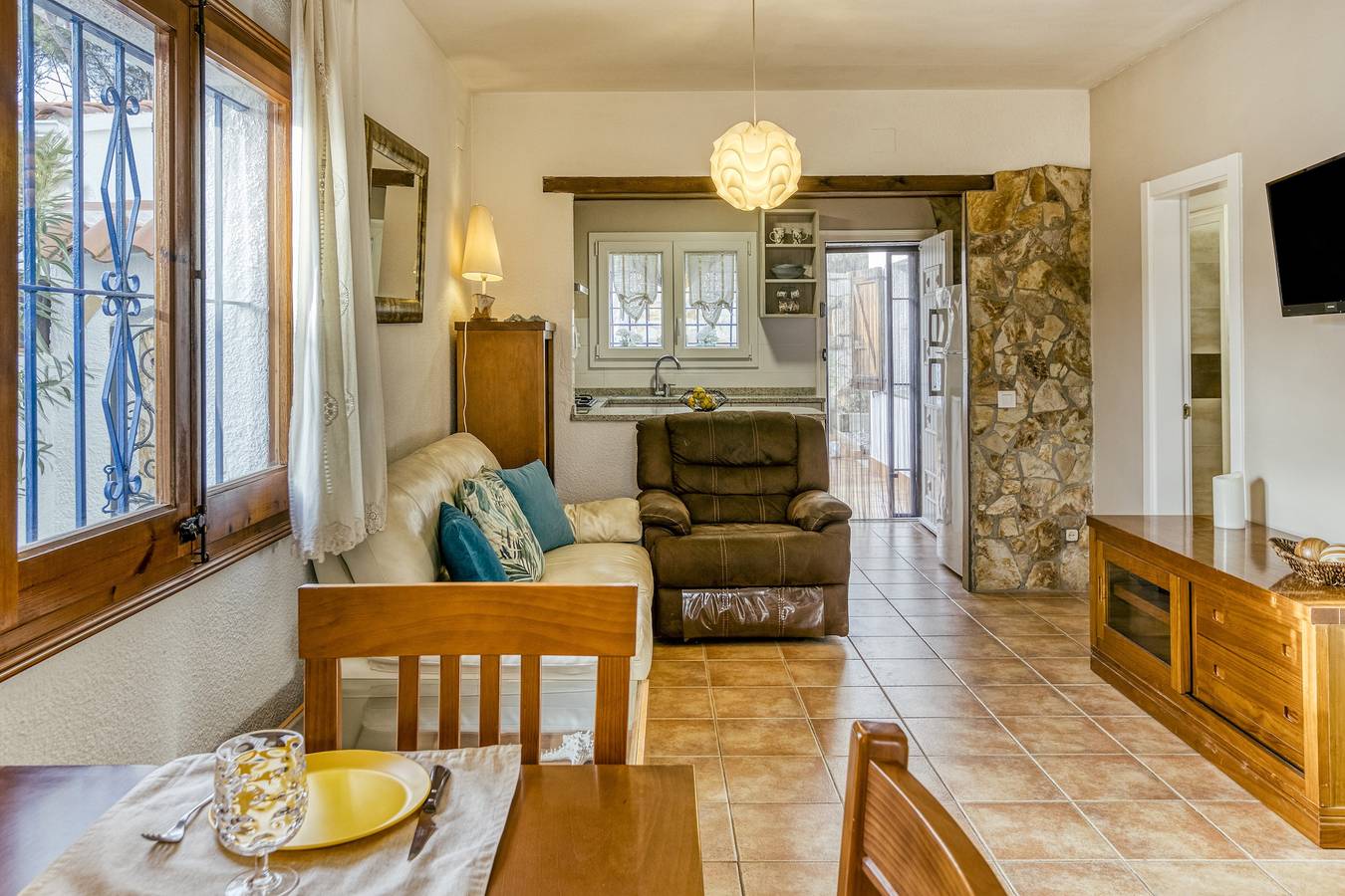 Casa de vacaciones "Villa l'Esquirol" con piscina privada, jardín y terraza in La Escala, Alt Empordà