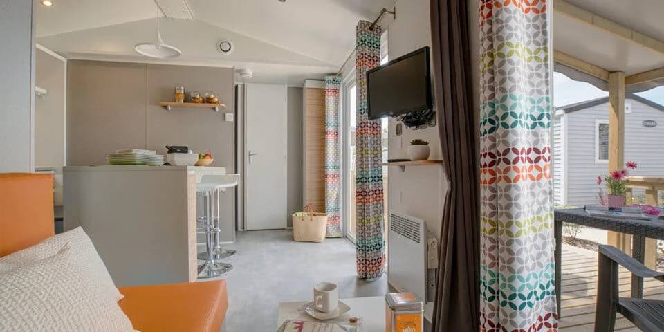 Mobil home pour 5 personnes, avec bassin pour enfant à Jard-sur-Mer - 4