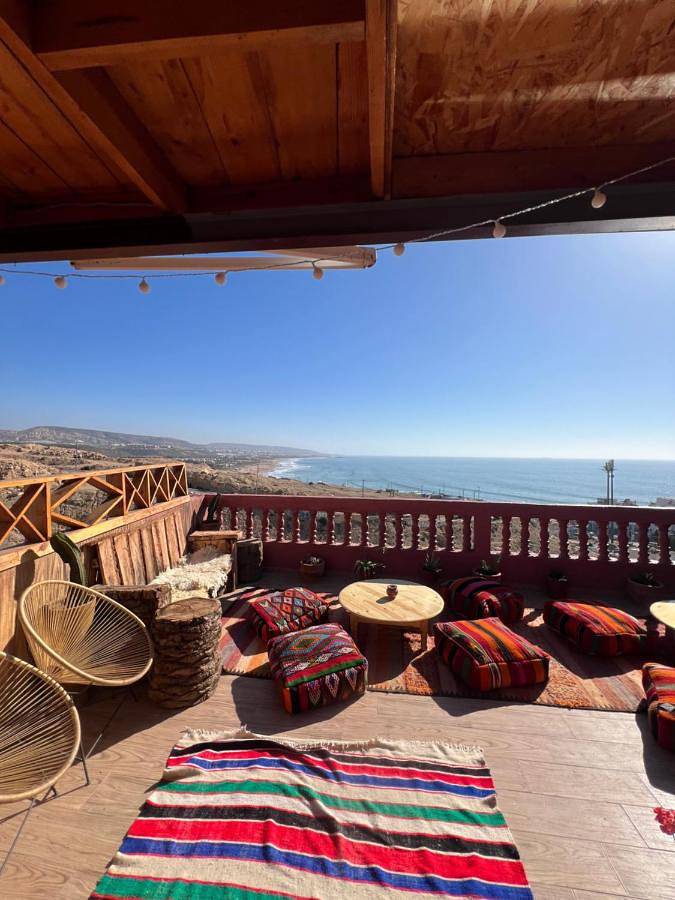 Location de vacances pour 3 personnes, avec terrasse à Taghazout (village)