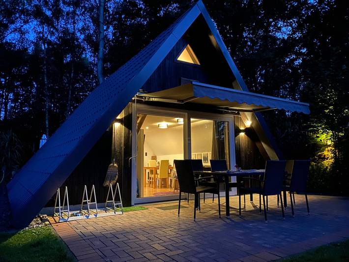 Chalet für 4 Personen, mit Terrasse und Garten in Sachsen