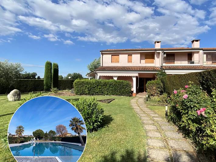 Ferienwohnung für 6 Personen, mit Pool und Garten in Colà