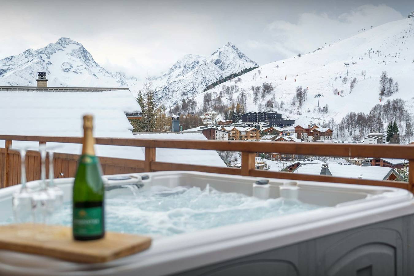 Chalet voor 12 personen met terras in Mont-de-Lans, Les Deux Alpes