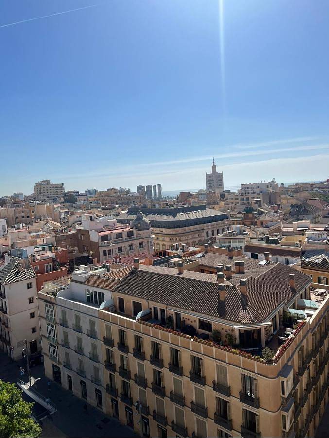 Appartamento per 4 persone, con Panorama a Malaga Centro Historico