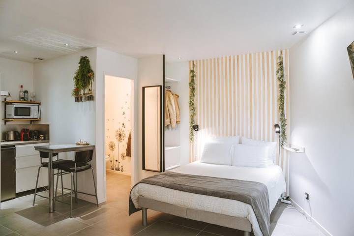 Appartement de vacances pour 8 personnes, avec vue et jardin