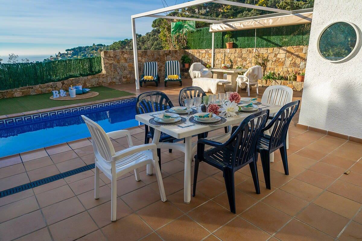 Ferienhaus für 7 Personen mit Pool in Santa Maria de Llorell, Tossa de Mar