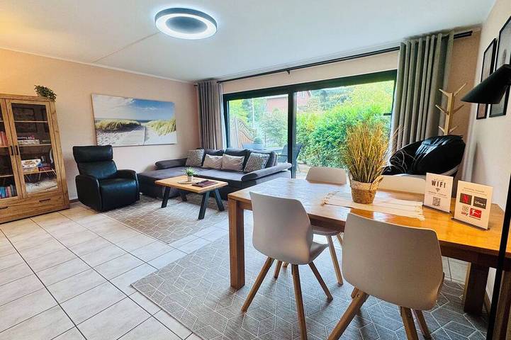 Ferienwohnung für 4 Personen, mit Garten und Pool sowie Sauna in Wiehengebirge