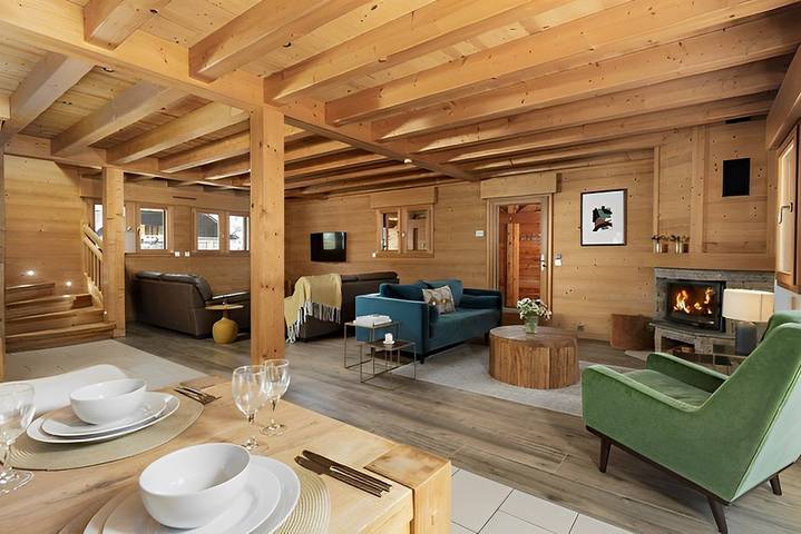 Location de vacances pour 14 personnes, avec sauna et jardin ainsi que jacuzzi et balcon en Haute-Savoie - 2