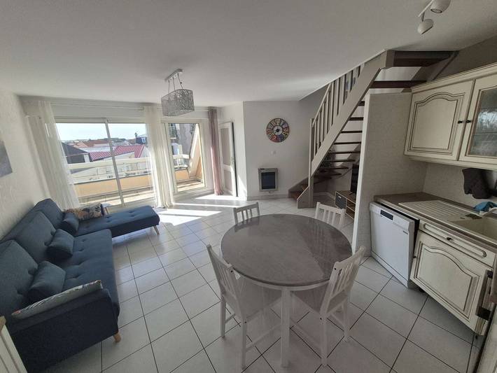 Gîte pour 4 personnes, avec Balcon et Terrasse dans Casino de Berck sur Mer