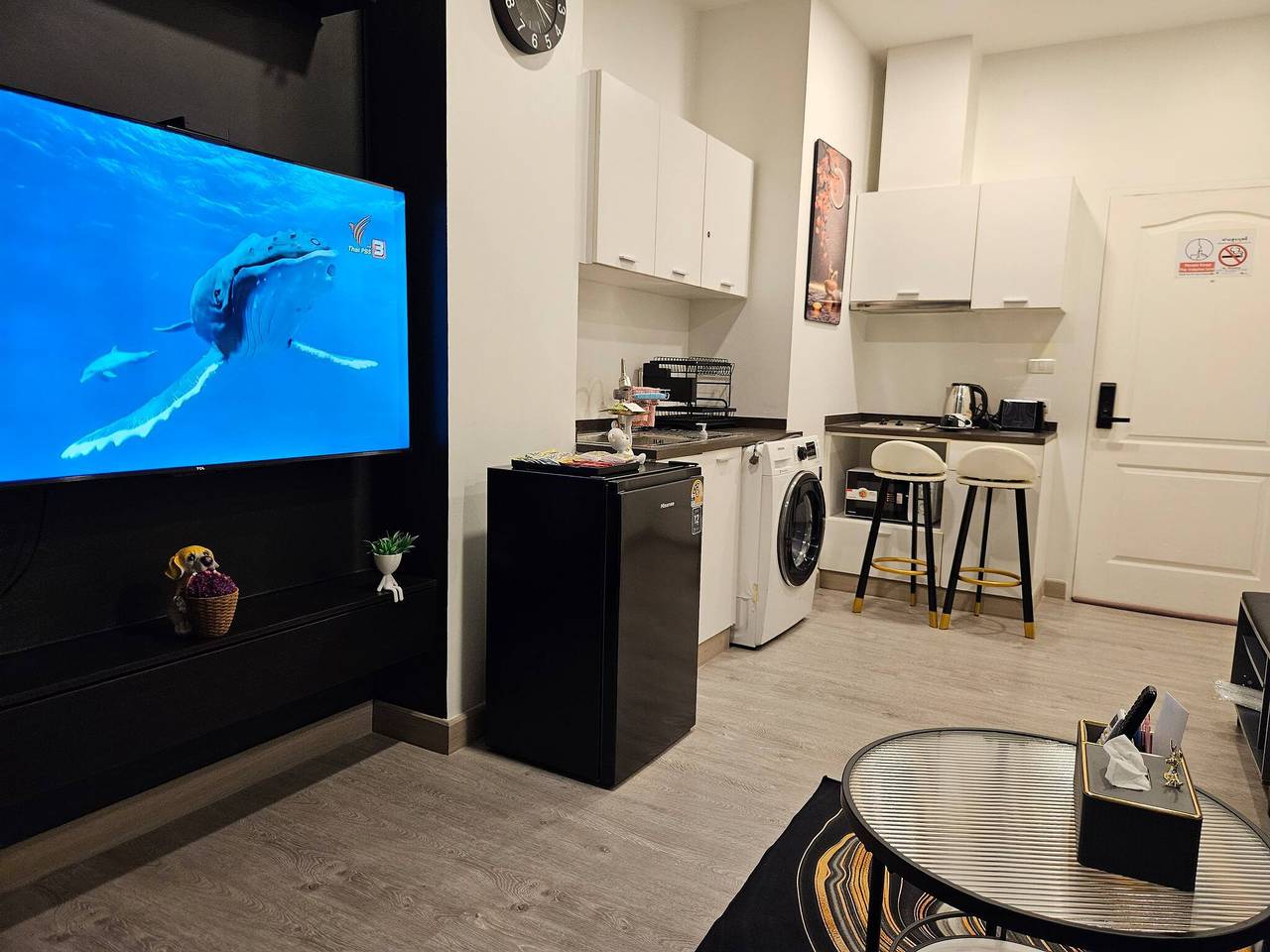 Appartement de vacances entier, Studio confortable au 12e étage, à 5-10 minutes à pied d'Iconsiam et du Bts in Bangkok, Thailande