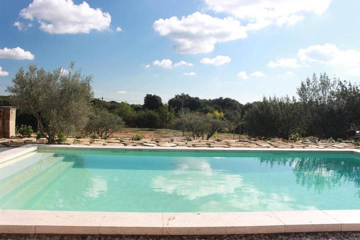 Location de vacances pour 5 personnes, avec piscine ainsi que jardin et vue, adapté aux familles à Argelliers - 3