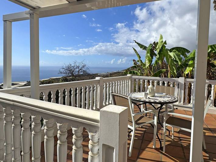 Ferienhaus für 3 Personen, mit Terrasse und Garten sowie Pool und Ausblick auf La Palma - 3