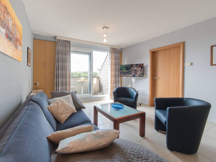 Vakantieappartement voor 4 personen, met balkon in De Haan