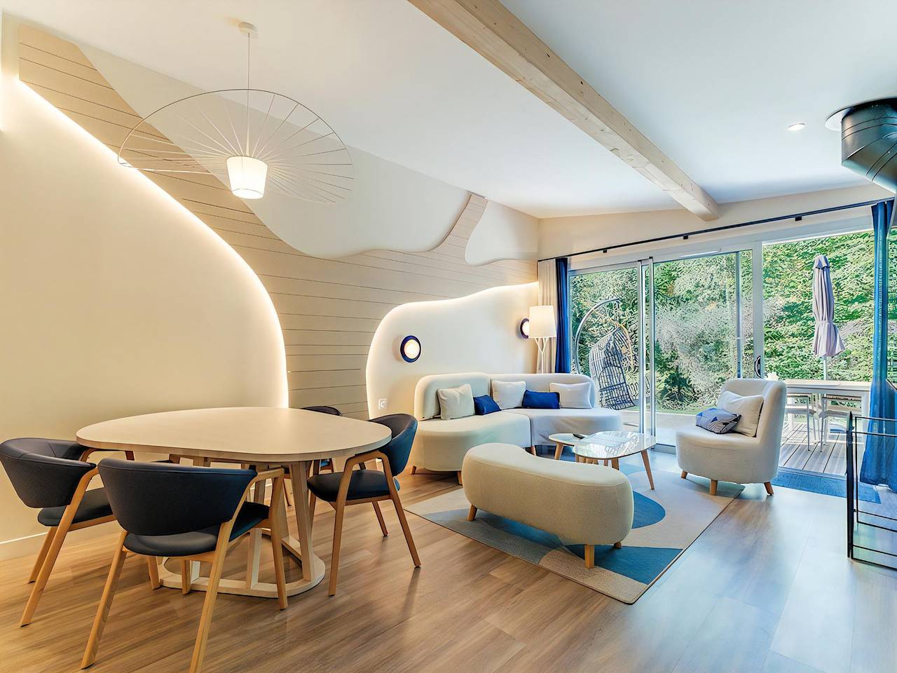 Chalet para 4 personas con piscina in Bailly-Romainvilliers, Sena y Marne