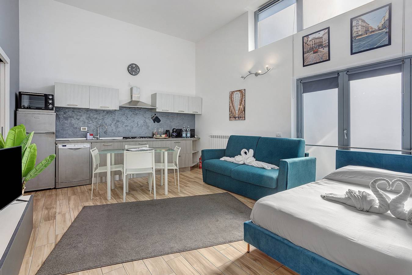 Monolocale intero, Appartamento Navigli per Famiglie e Gruppi – Porta Genova, Darsena in Milano, Provincia di Milano