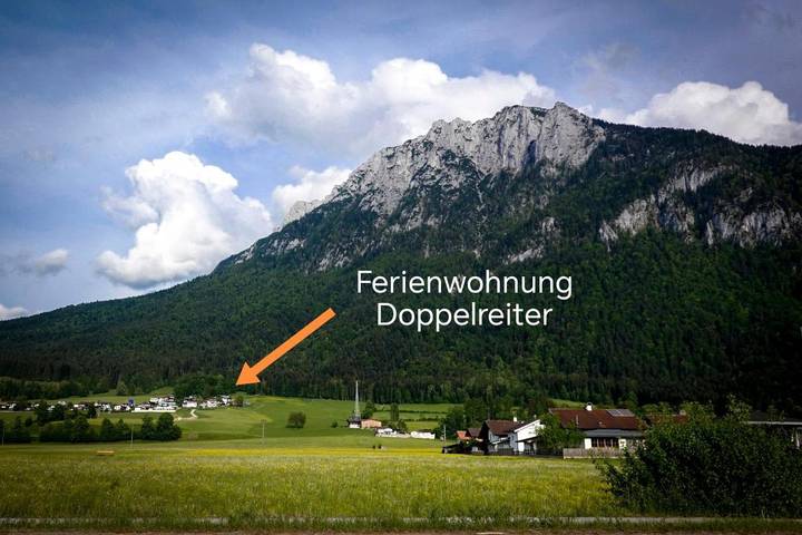 Ferienwohnung für 6 Personen, mit Garten und Ausblick