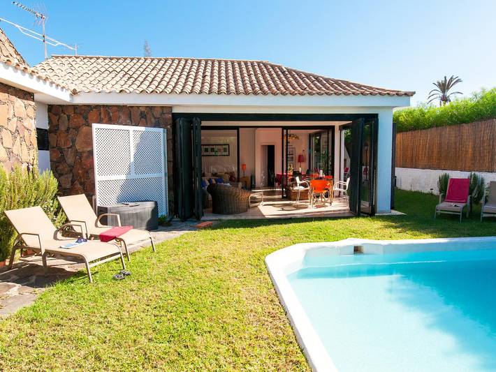 Finca für 6 Personen, mit Terrasse und Garten sowie Pool in Maspalomas