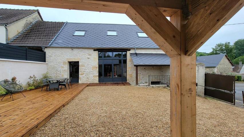 Location de vacances pour 5 personnes, avec terrasse, animaux acceptés dans Courtrizy Et Fussigny