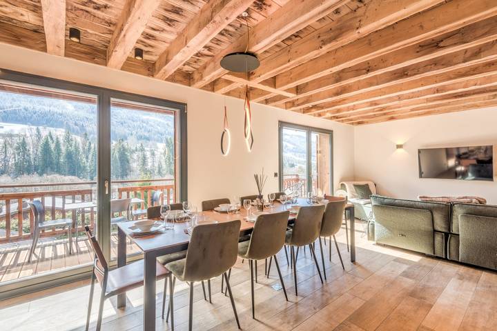 Chalet pour 8 personnes, avec terrasse et jardin à Praz-sur-Arly - 2
