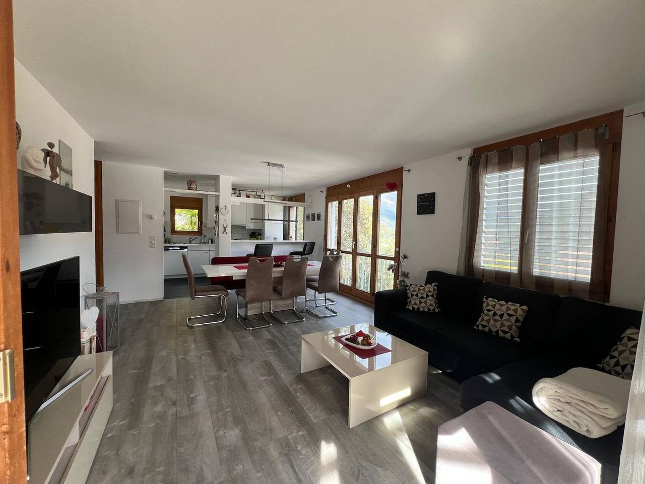 Ganze Ferienwohnung, Bergsicht Malix - Ferienwohnung Bergsicht Malix in Churwalden, Plessur Alpen