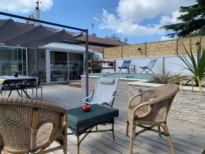 Casa de vacaciones para 4 personas, con piscina y jardín - 1