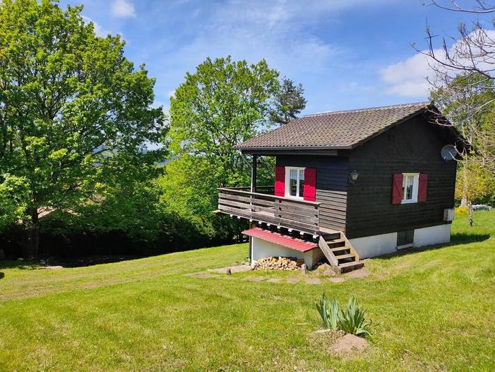 Chalet pour 5 personnes, avec jardin et vue