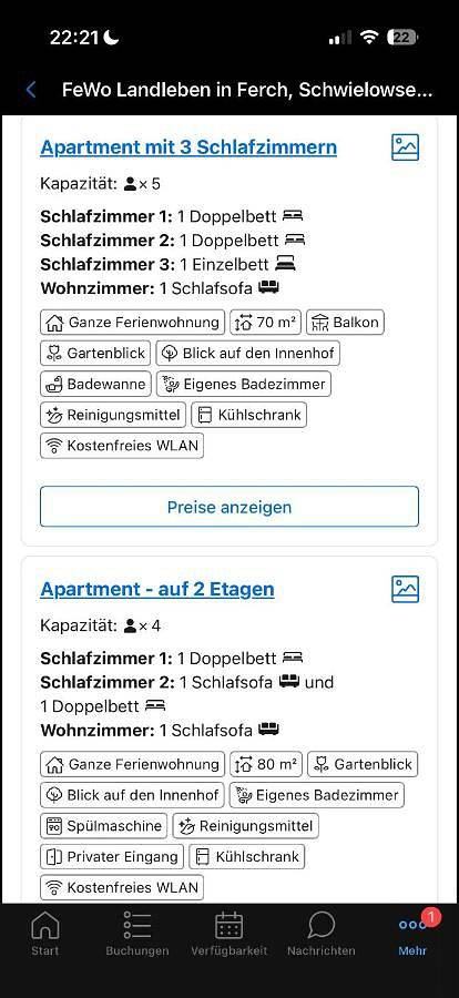 Ferienwohnung für 2 Personen in Ferch - 2