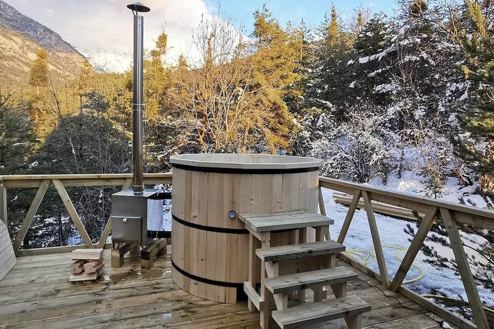 Chalets cocody norvégien in Jausiers, Nationalpark Mercantour