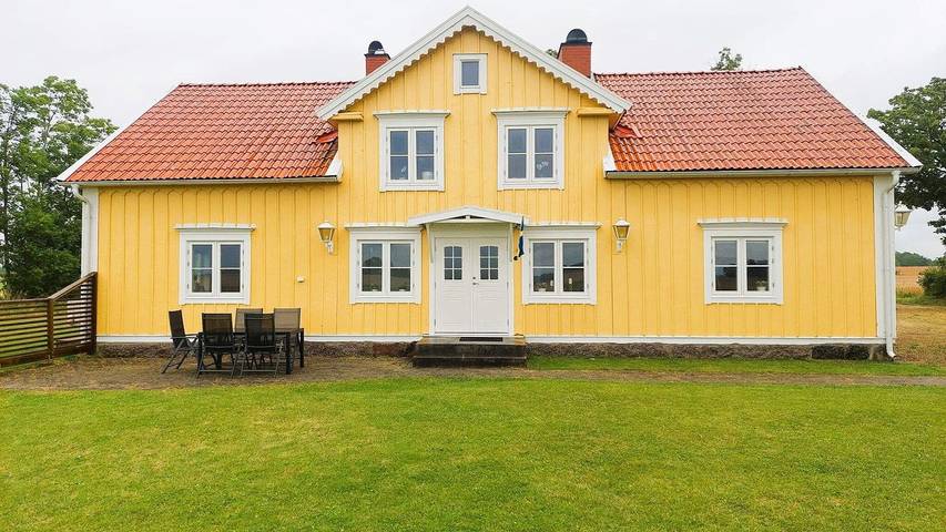 Ferienhaus für 7 Personen, mit Terrasse in Ödeshög