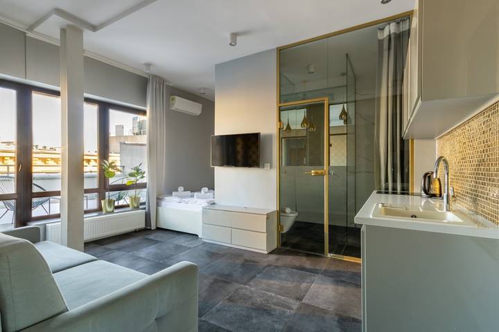Apartament wakacyjny dla 4 osób, z Balkon w Wrocław